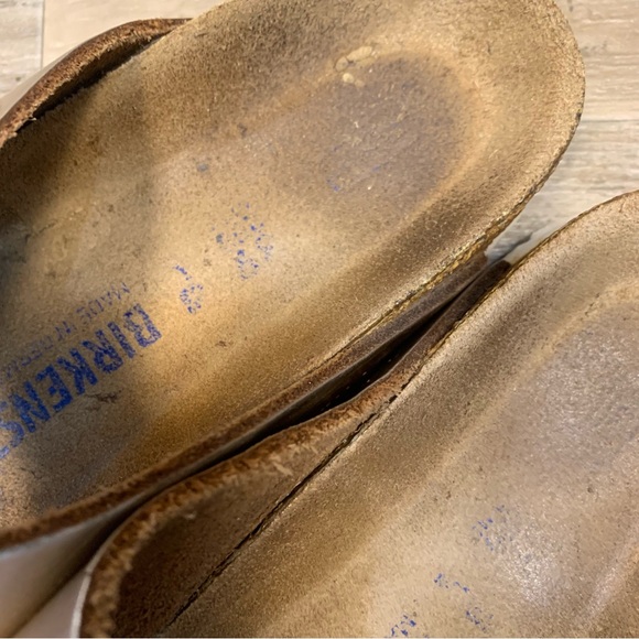 Birkenstock Arizona Metallic Copper Buckle Sandals - Picture 3 of 11